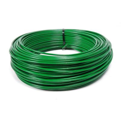 China Construction Binding Wire Factory Supply Green PVC Coated Iron Wire Gal Wire For Gardening for sale