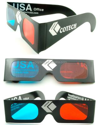 China Wholesale Promotional 3D Cinema Paper Glasses 3D RealD Cinema Gifts / 3D TV Paper Glasses 3D Glasses for sale