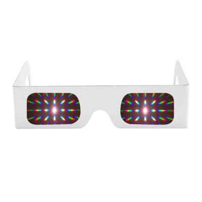 China 3D Glasses, Rainbow 3D Fireworks Paper Unique Gifts for Kids and Holidays 3D Glasses/LCD/Mirror/Magic Cardboard Diffraction Grating for sale