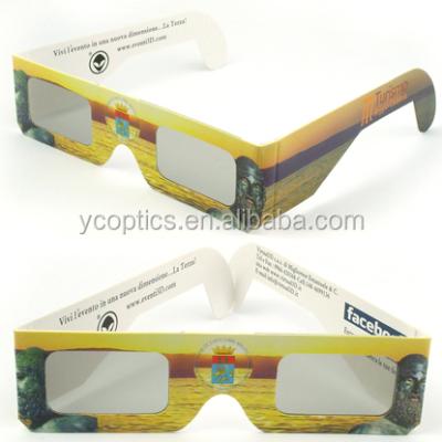 China Custom Paper Watching 3d Movies Brand Circular Polarized 3d Glasses For Movies, Cinema, TV And Games for sale