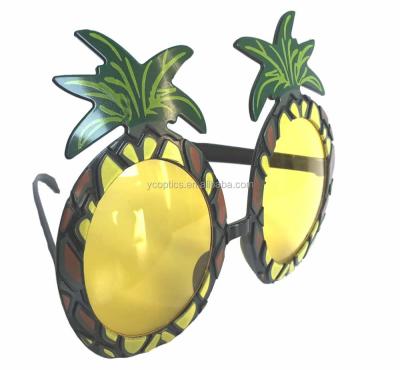 China Tropical Festival Pineapple Decor Sunglasses Accessory for Luau Summer Party for sale