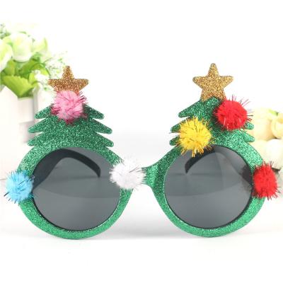 China Christmas Party HOLIDAY Christmas Decoration Factory Sales Christmas Decoration Glass Sights Costume Glasses For Christmas Party Holidays for sale