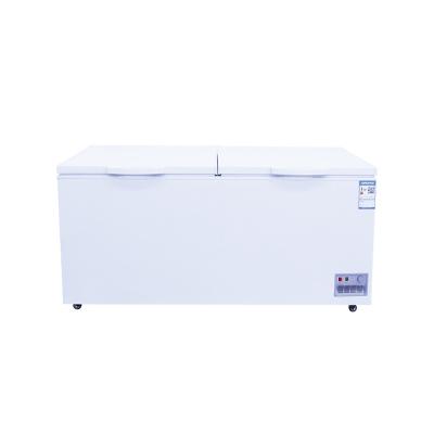 China Factory manufacturers wholesale all horizontal pipe copper double door freezer chest freezer for sale