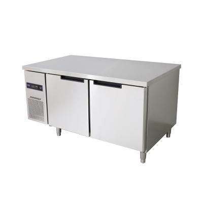 China Wholesale Single-Temperature Kitchen Restaurant Stainless Steel Work Table Freezer Table Top for sale