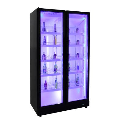 China Single-temperature factory direct sales new type sell well vertical glass front beverage cooler for sale