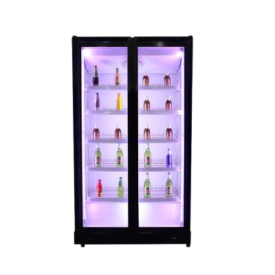 China Single-temperature Retail Displays Glass Drinks Commercially Show Fridge Wine Fridge for sale