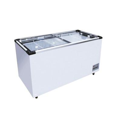 China Large capacity glass display commercial freezer color steel plate factory direct sales for sale