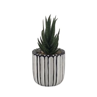 China Minimalist hot sale decorative simulation of succulent green plant woody plants wholesale artificial plants for sale