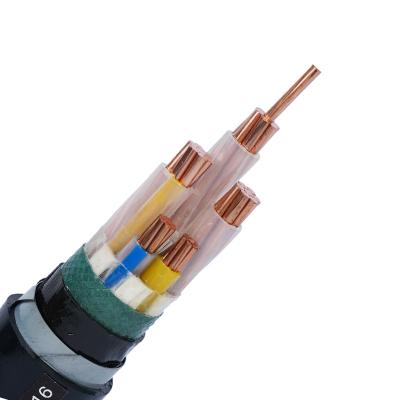 China Power Plants Low Smoke Control Cable 1kv wdzn YJY Power Cable Copper Conductor XLPE Insulation Flame Retardant PE Sheath 4x16mm2 for sale