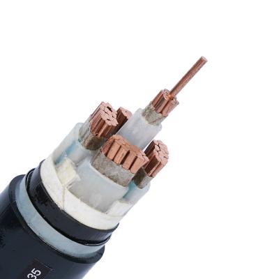 China Wholesale Durable Underground YJV YJLV Underground Low Voltage 1 KV CU/XLPE/PVC Power Cable for sale