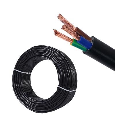 China Electrical Equipment Pure Copper RVV 3x1.5/2/4/10mm2 3 National Standard Wire and Cable Cores Multicore Power Cords and Extension Cords for sale