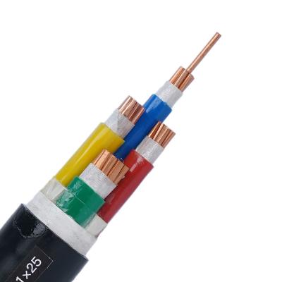 China Yjv/Yjlv/Yjy Xlpe Underground Copper Control Cable Price 4 Core 4x35mm2 4x70mm2 4x95mm2 4x120mm2 PVC/Copper Xlpe Insulated Power Cable for sale