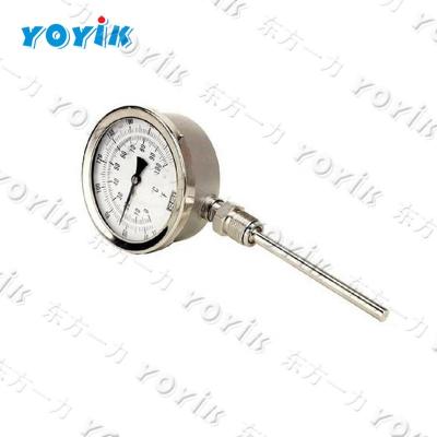 China Mechanical Industrial With Live Alarm Contact Universal Bimetal Thermometer WSS-421 for sale