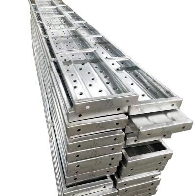 China Frame Scaffolding Safe High Strength Steel Scaffolding Plank Scaffold Metal Plank Walk Boards for sale