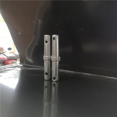 China Carbon steel HDG flat head round retaining Cotter pin bolt with hole Clevis pin frame scaffold for sale