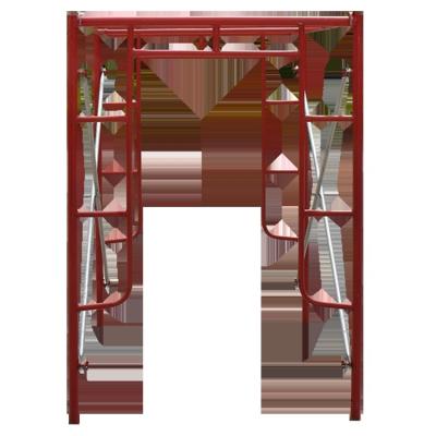 China 12m Construction Used Steel Scaffolding Frame Steel Scaffold Tower System For Sale zu verkaufen