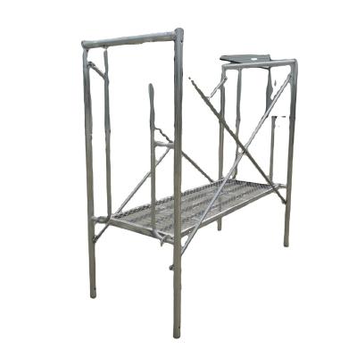 China Frame Scaffolding High Quality Set Steel Scaffolding Frame With Walk Board Brace And Stack Pin zu verkaufen