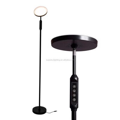 China Color Changing Popular Design Led Reading Lamp Indoor Desk Light Floor Stand With Touch Control for sale