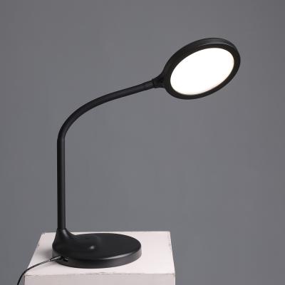 China Modern Eye Protection Smart Fold Flexible Neck Led Desk Lamp With Touch Control USB Charger For Reading for sale