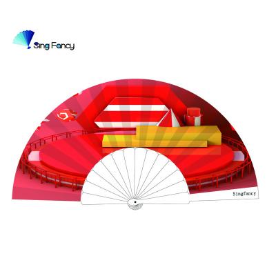 China Representation/Wedding Decoration& Gift/Keepsake/Art& Factory collectable supply interesting price custom printed hot sale folding hand fan personalized plastic for sale