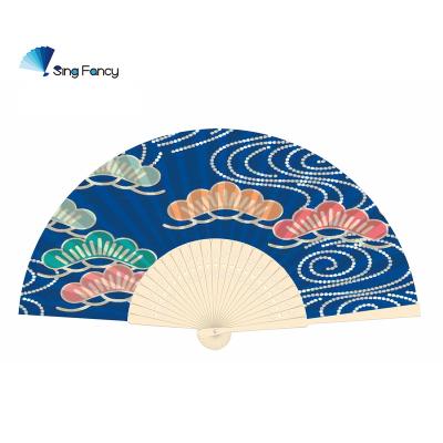 China China Good Quality Low Minimum Order Quantity Stylish Custom Bamboo Hand Fans for sale