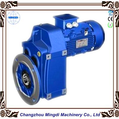 China 0.12-200KW F Series Helical Bevel Parallel Shaft Mounted Gearbox Max 18000RPM 58-62 HRC for sale