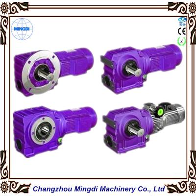 China Bevel / Miter Gearing K series Reducer Gear box With Electric Motor <80DdB Level for sale