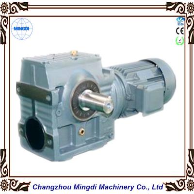 China Mingdi Solid / Hollow Shaft Helical Worm Reduction Gearbox With AC Motor for sale