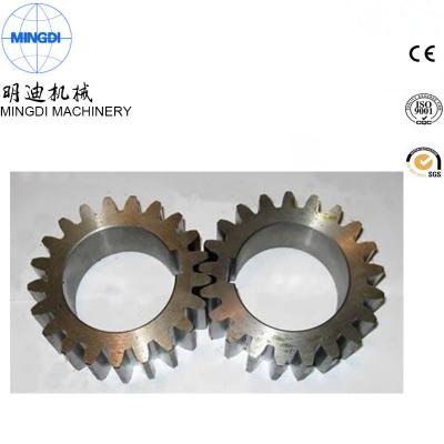 China Black Finished Carton Steel Metal Spur Gear For Equipment ISO9000 for sale