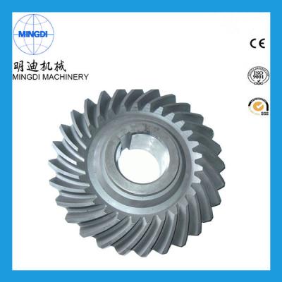 China Precision Forging OEM Spring Helical Spiral Bevel Gear Customized 20 Degree for sale