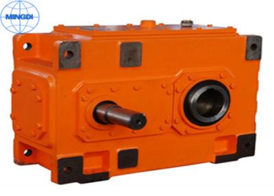 China Compact Orange Helical Reducer Gear Box 4800 KW For Water Treatment for sale