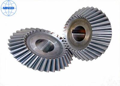 China Industrial Stainless Steel Straight Bevel Gears With Chrome Plating / Helical Bevel Gear for sale