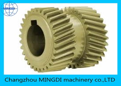 China Customized Steel / Bronze Double Helical Gear For Agriculture Machine for sale