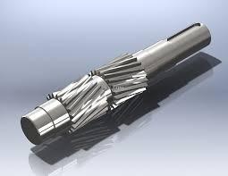 China High Precision Stainless Steel Gear Transmision output Shaft Assembly Customized for sale