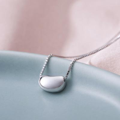 China Fashionable Korean Simple Pearl Necklace 925 Sterling Silver Necklace for sale