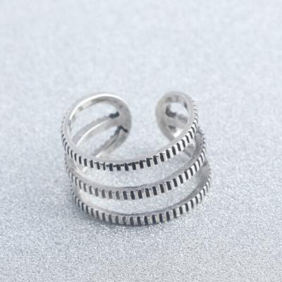 China 925 Sterling Silver Rings Silver Thai Silver 925 Ring Twist Design Jewelry Best Friends Ring for sale