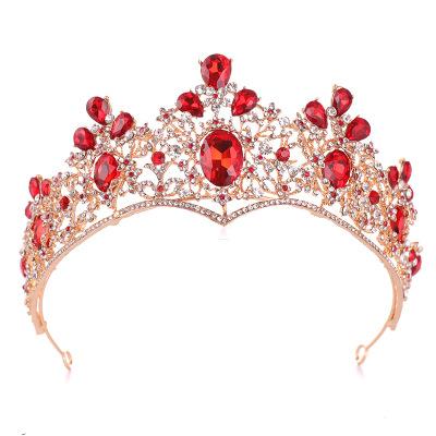 China Baroque Crown Tiara Bridal Jewelry Wedding Crown of Alloy Bride/Rhinestone Crown/Faux Stone Crystal/Pearl 2018 for sale