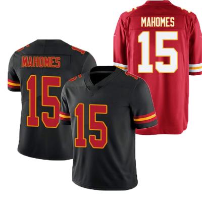 China Shirts & Tops Customized New High Quality Men's #27hunt 15#MAHOMES 50# HOUSTON American Football Jersey Singlet for sale