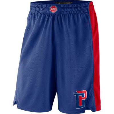 China 2021 new arrival men's basketball pants blue pants antibacterial wholesale pistons for sale