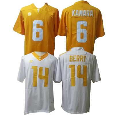 China Shirts & Tops NCAA Football Jersey #6 Kamara Yellow #14 Berry White Stitched Logo Best Quality for sale