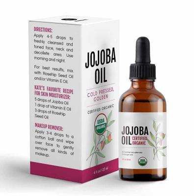 China Moisturizer for Skin Private Label 100% Pure Nature Jojoba Cold Pressed Massage Oil for Hair and Skin Care for sale