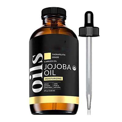 China Moisturizer for ODM 100% pure and cold pressed natural OEM jojoba skin oil for sale