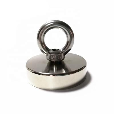 China Industrial Pot Magnet NdFeB Magnet Hook Fishing Neodymium Magnet Strong Hanging Lifting Magnet for sale