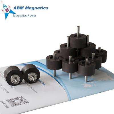 中国 Industrial Magnet 8 Ring Neodymium Magnet Posts Bonded Magnet Ring Compression Bonded Neodymium Magnet Ring 8 Posts 販売のため