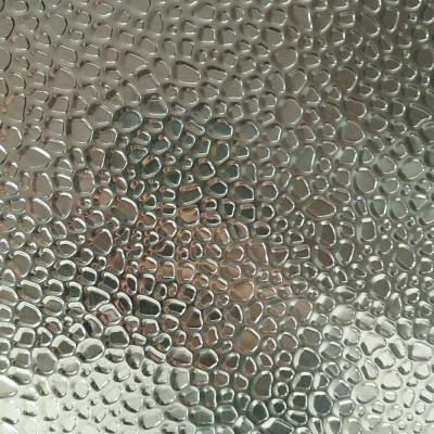 China Lighting China Supply Hot Sale Pebble Embossed Aluminum Sheet for sale