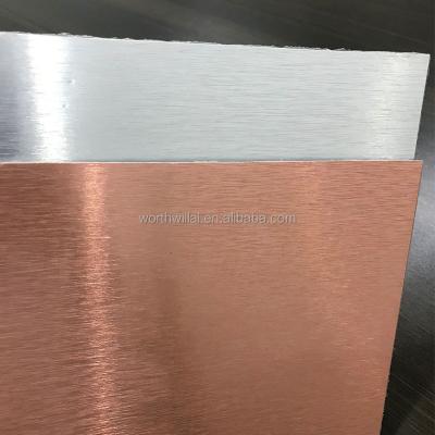 China For Advertising Aluminum Coated Lamp Coil Brushed Aluminum Alloy Coil 1050 for sale