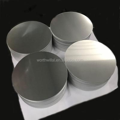 China Cookware 1100 3003 round aluminum circle discs / flat aluminum cookwares disc price for sale