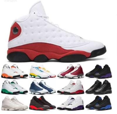 China Basketball Shoes Sports Retro Mens Flint Black Cat Hyper Royal Bred Starfish Chicago Red 13 Fashion Basketball Sneakers for sale