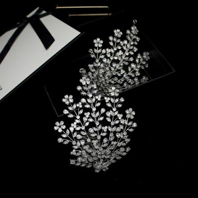 China New Design Popular Prom CZ Zirconia Wedding Hair Accessories Headpiece for sale