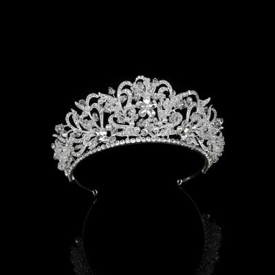 China SG0476 Colorful Zircon Fashion Crown Women Prom Hair Ornaments Crystal Bridal Tiara Wedding Hair Jewelry Accessories for sale